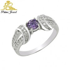 Gümüş Zirkon Taşlı Yüzük